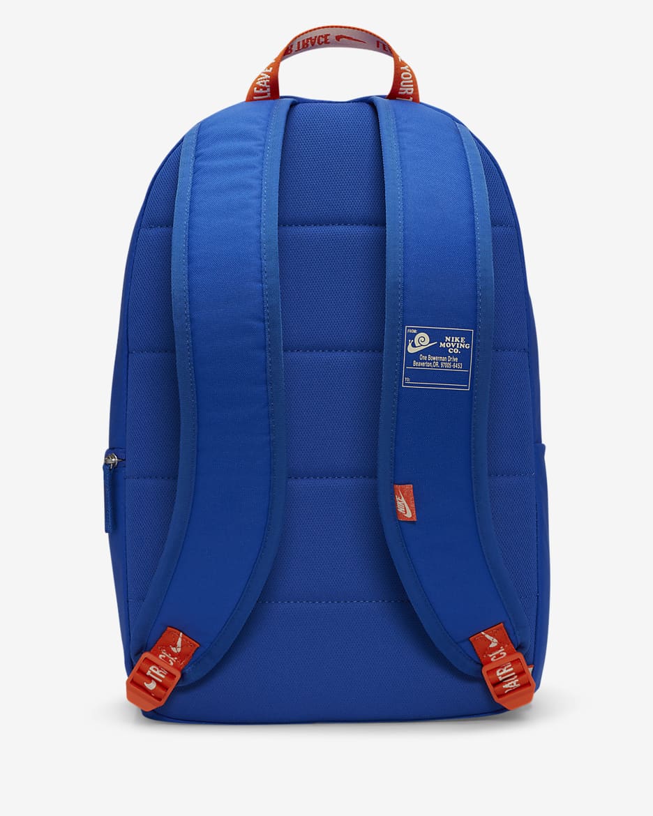 Mochila nike azul con naranja discount